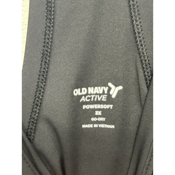 Old Navy Active Tank Top Lot Of 2 Womens 3X Black Green Racerback Cloud 94 Soft - Picture 8 of 11